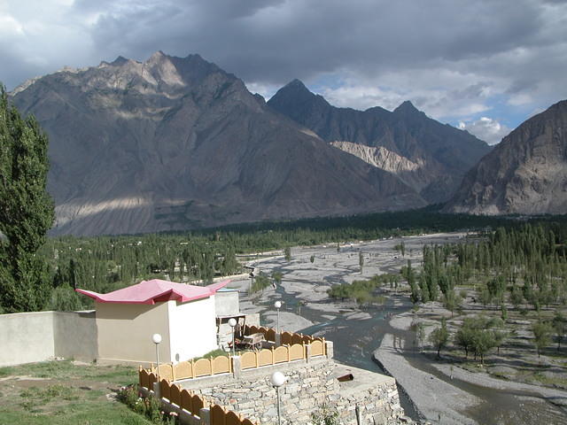 Skardu hotel view