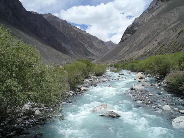Near the top of the KKH the water is crystal