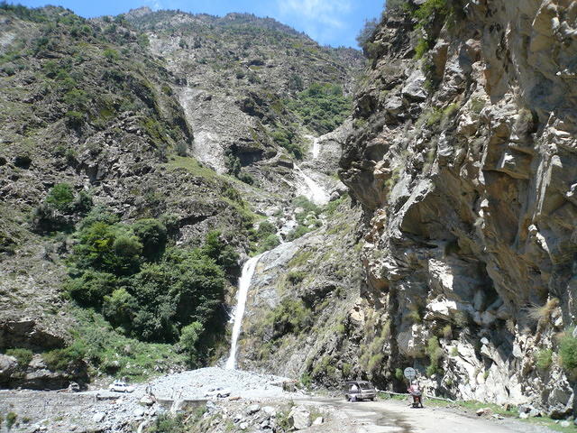 First of the KKH landslides