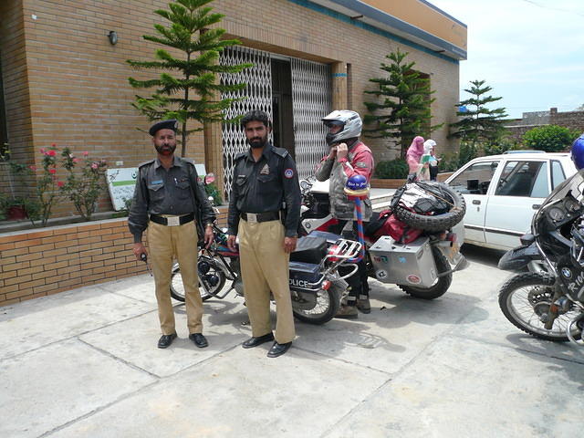 Our escort from Besham