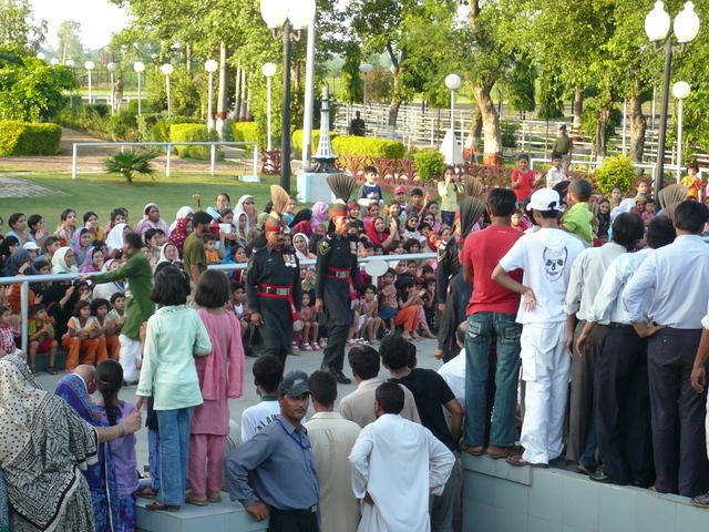 Border ceremony. Pakistan
