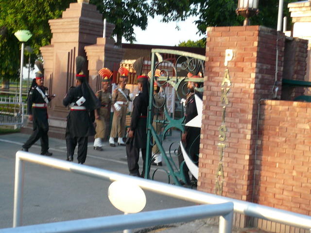 Border ceremony. Pakistan