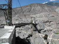 Bridge fron the KKH to Skardu road