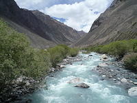 Near the top of the KKH the water is crystal