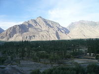 Skardu hotel view